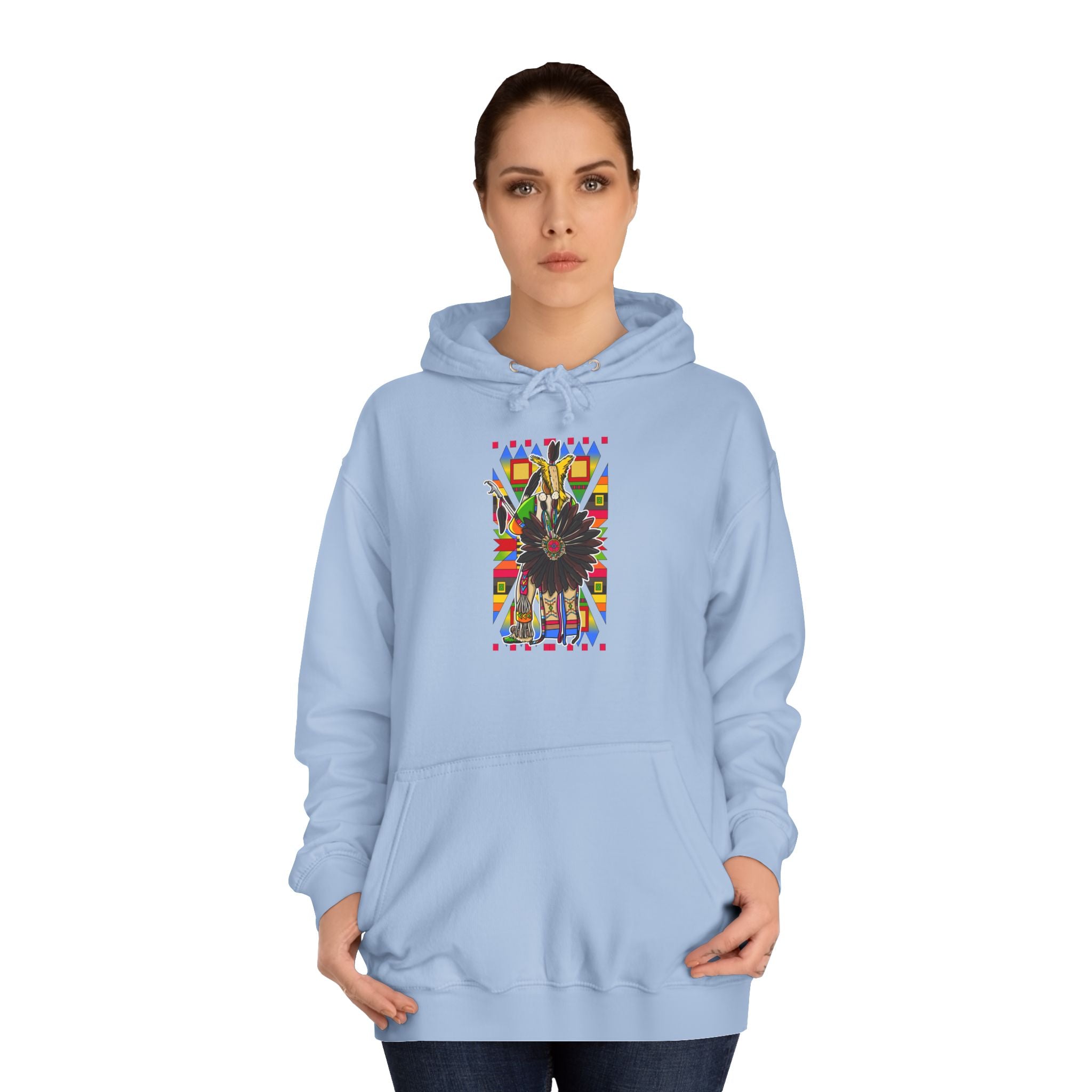 Traditional Powwow Man Dancer 5 Unisex Hoodie