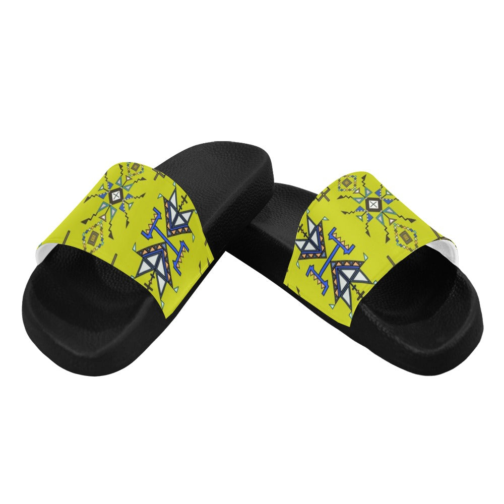 Eagle Strike Lime Women's Slide Sandals