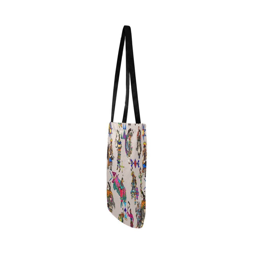 Grand Entry Dancers Muslin Reusable Shopping Bag (Two sides)