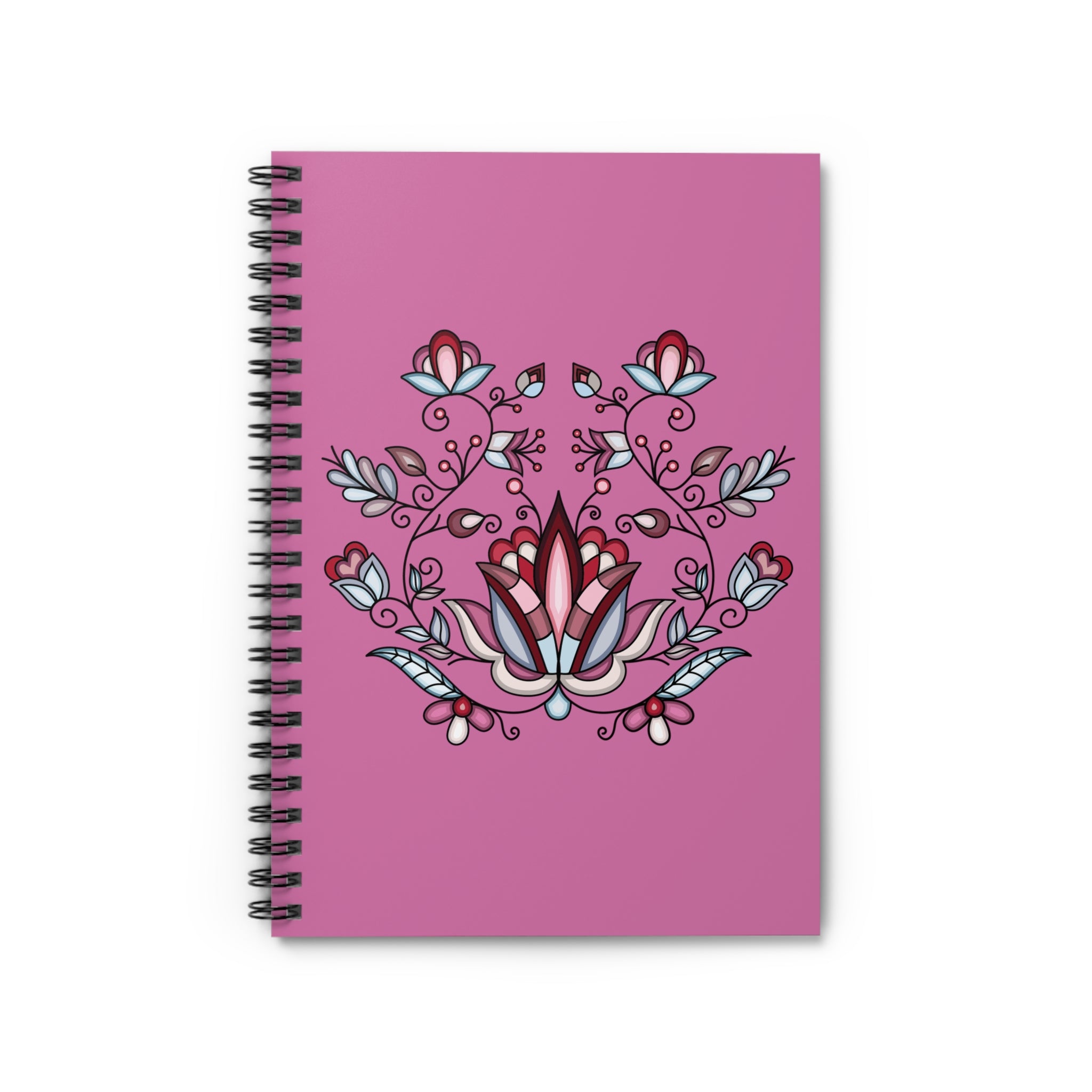 Winter Roseblush 1 Spiral Notebook