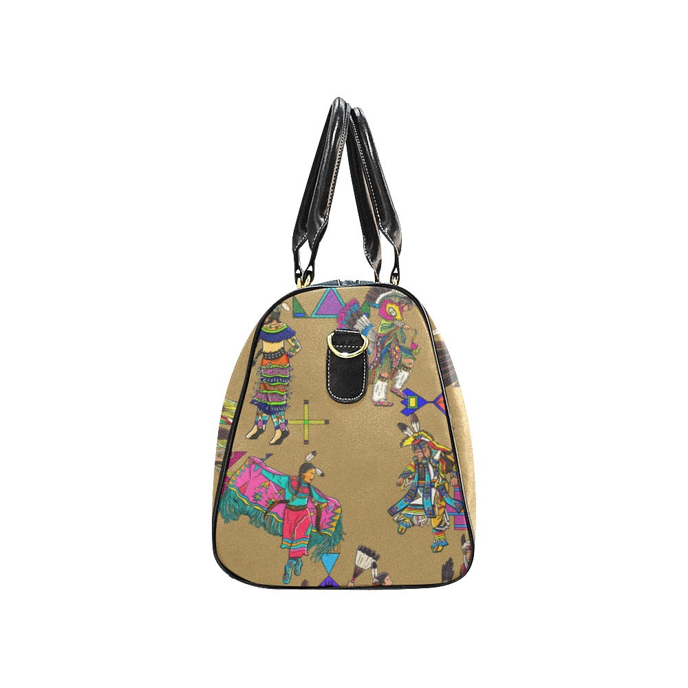 Grand Entry Dancers Earth Waterproof Travel Bag/Small