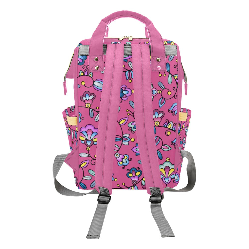 Autumn Bundle Blessing Pink Multi-Function Diaper Backpack/Diaper Bag