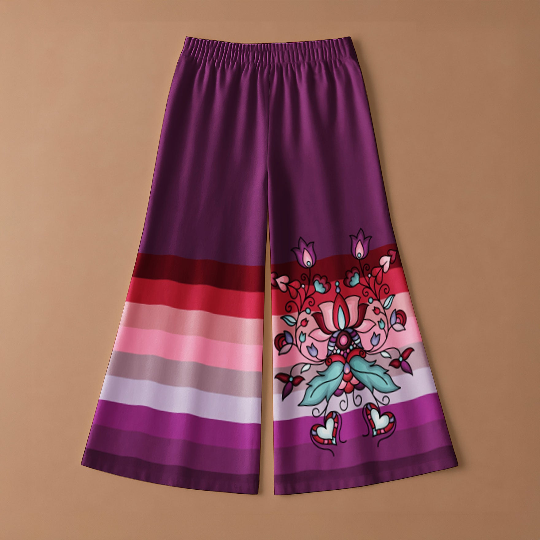 Snowlit Petal Dreams Ribbon Pants