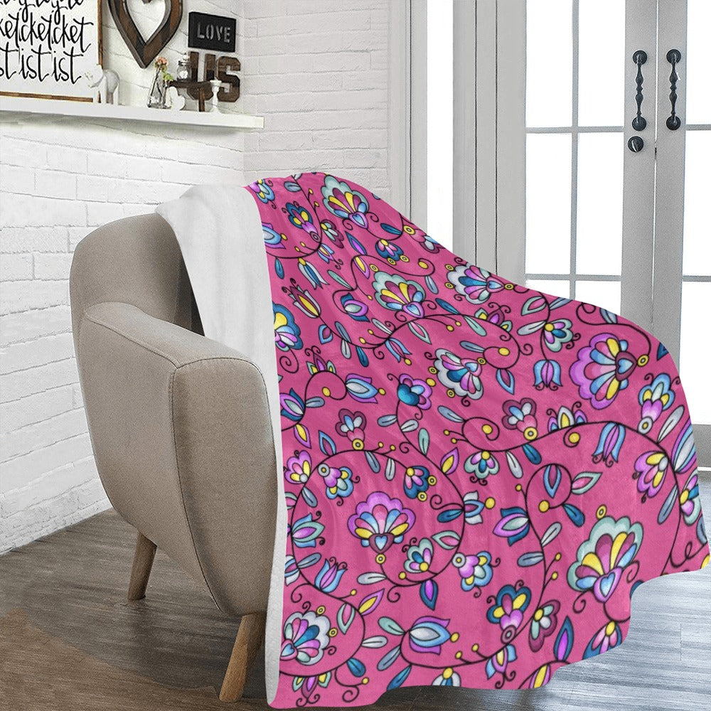 Autumn Bundle Blessing Pink Ultra-Soft Micro Fleece Blanket 60"x80"
