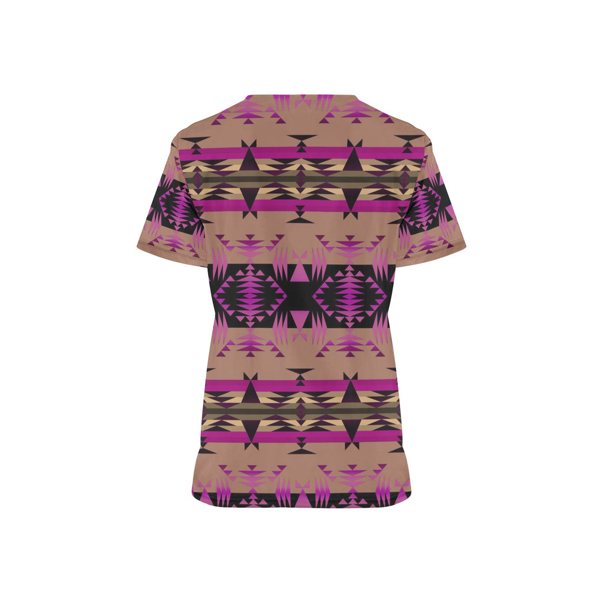 Between the Mountains Berry Scrub Top