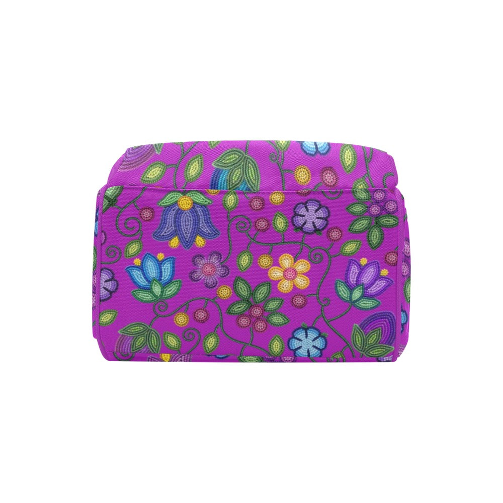 Bloom Uplift Purple Multi-Function Diaper Backpack/Diaper Bag