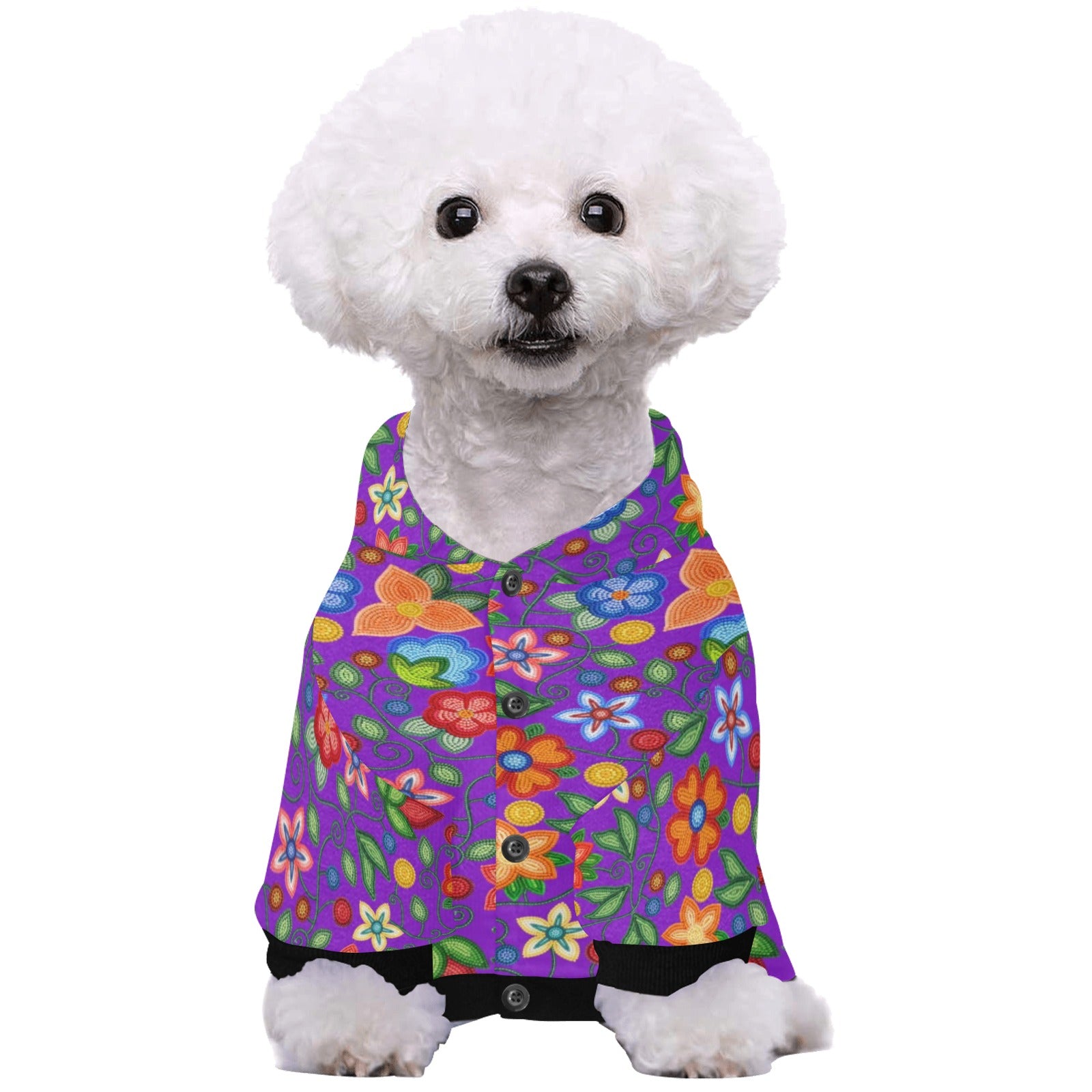Morning Harmony Purple Pet Dog Hoodie