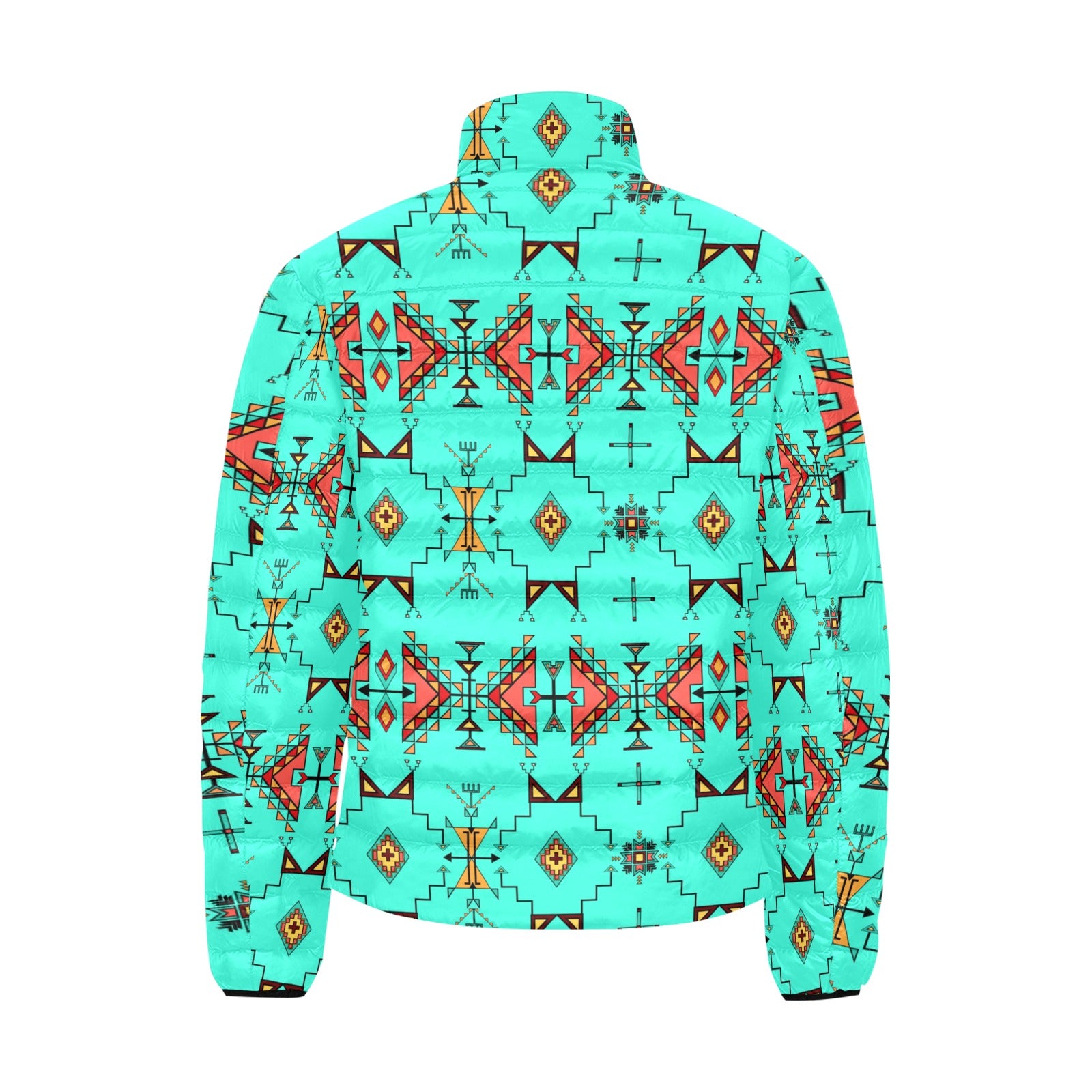 Thunder Flight Turquoise Men's Padded Jacket