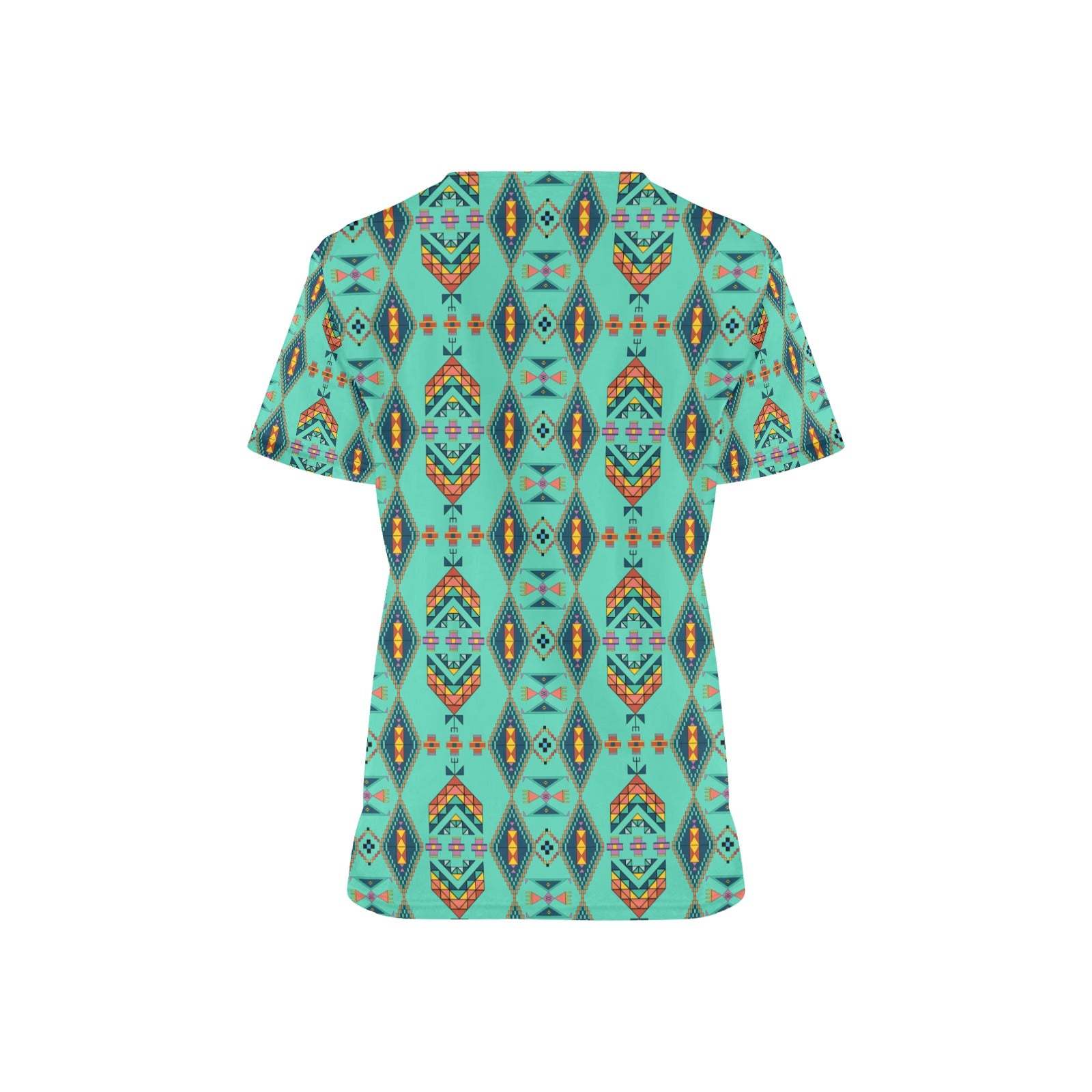 Travois Tipi Smoky Sky Scrub Top