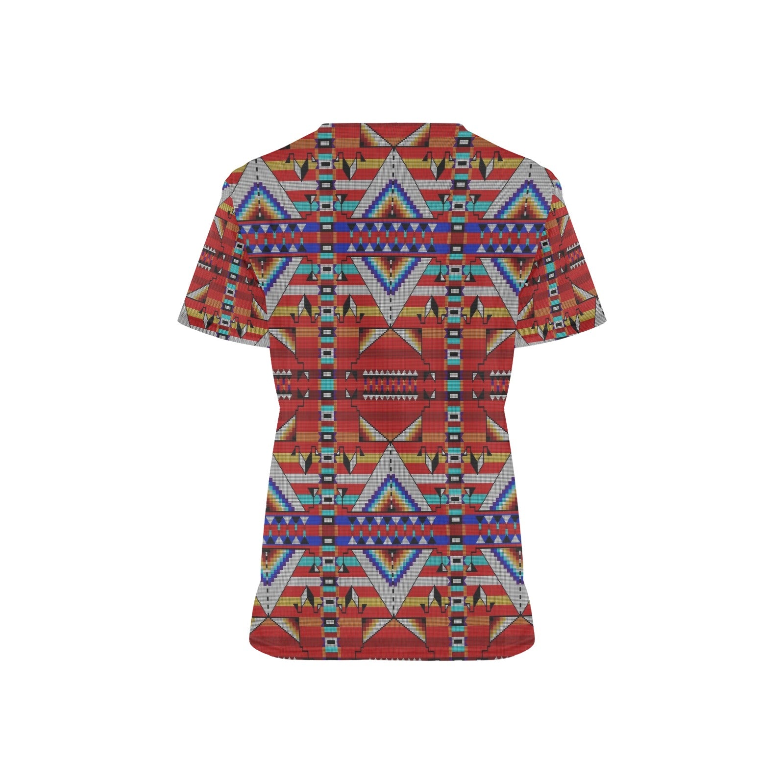 Medicine Blessing Red Scrub Top