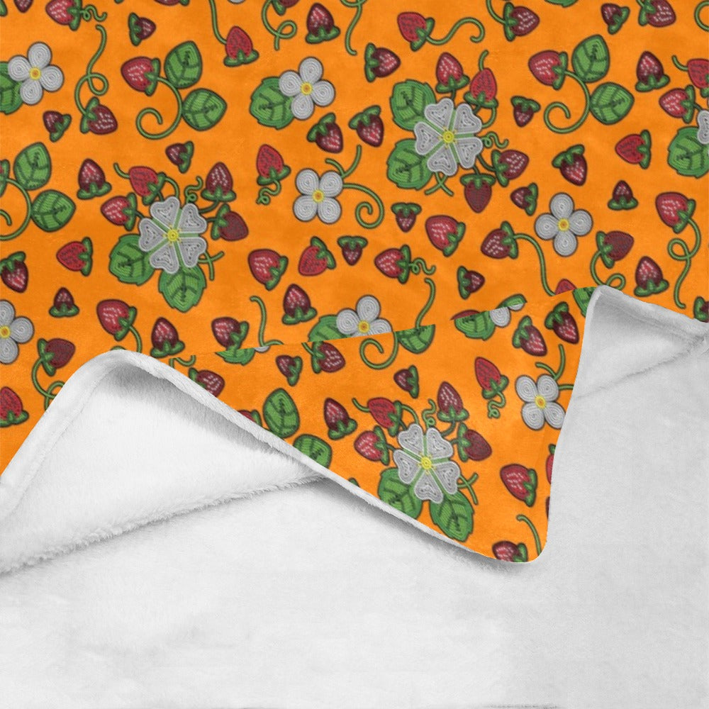 Strawberry Dreams Carrot Ultra-Soft Micro Fleece Blanket 40"x50"