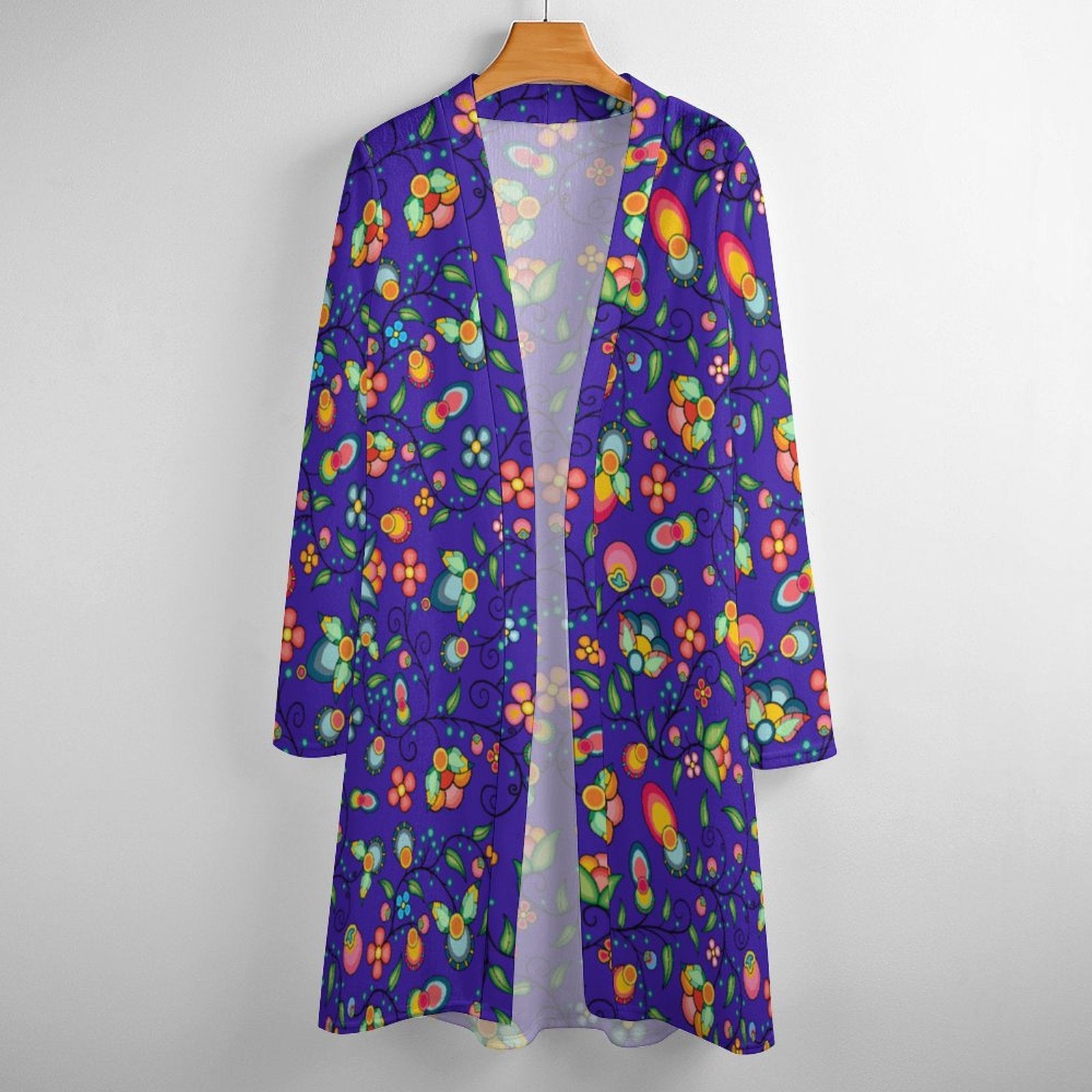 Floral Bounty Blue Cardigan