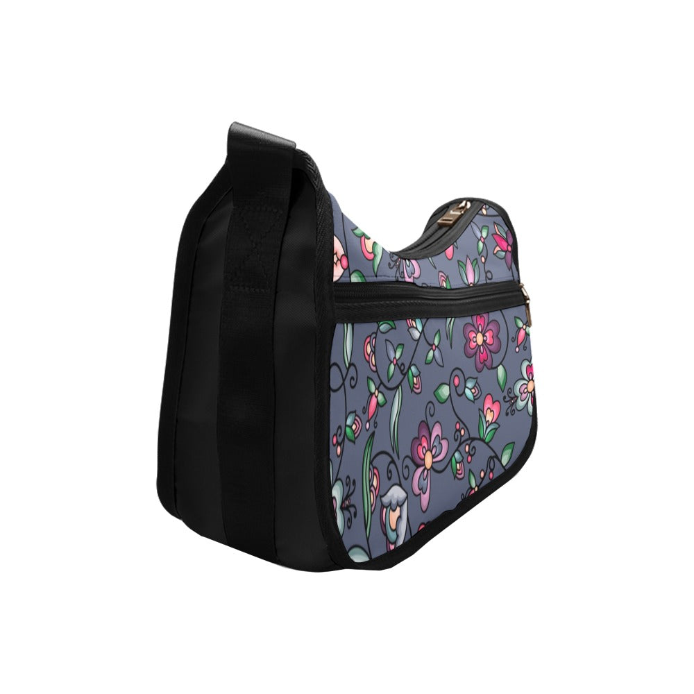 Amber Evening Garland Blue Crossbody Bag
