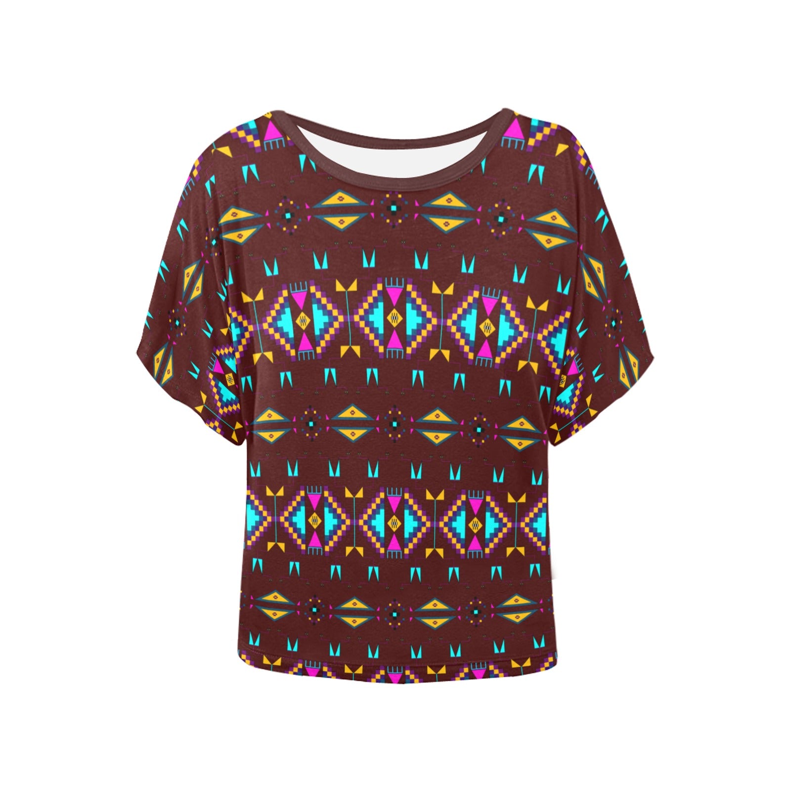 Rite of Passage Pemmican Berry Women's Batwing-Sleeved Blouse T shirt