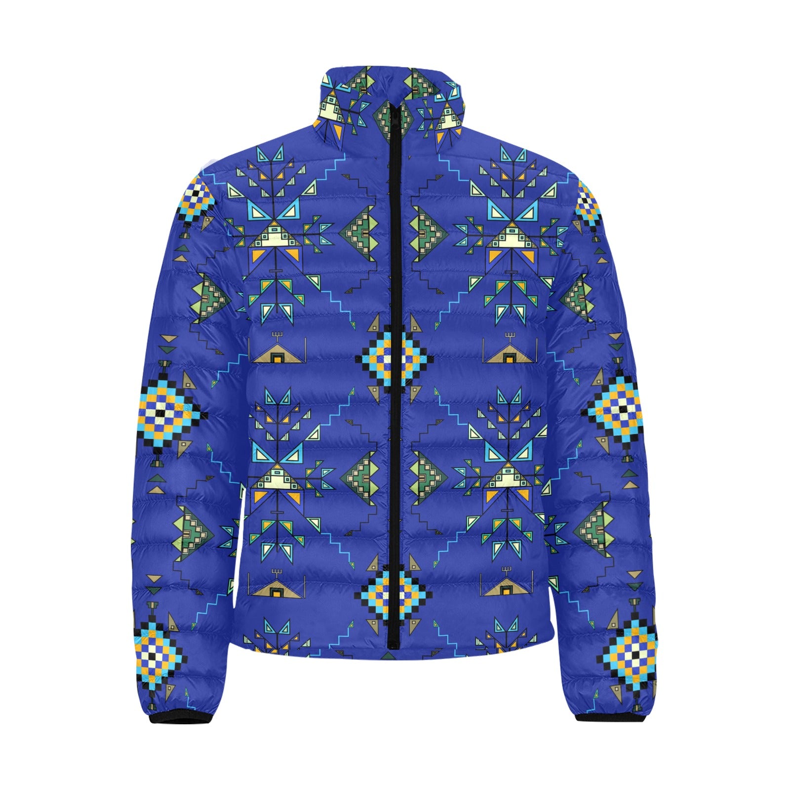 Bear Shield Dark Blue Men's Padded Jacket