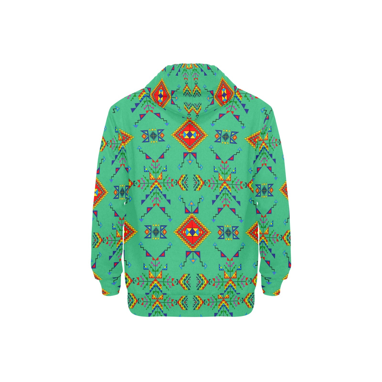 Buffalo Jump Sage Men's Long Sleeve Fleece Hoodie