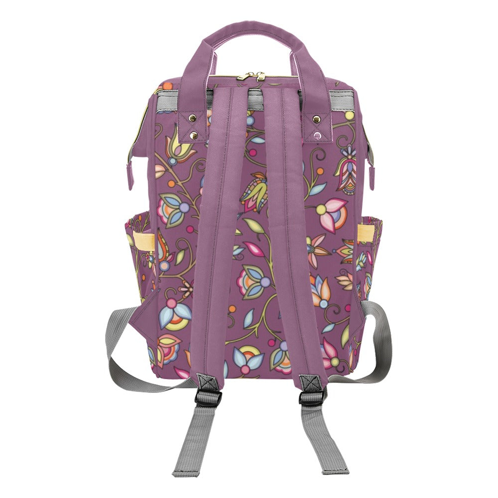 Buffalo Bloom Blush Multi-Function Diaper Backpack/Diaper Bag