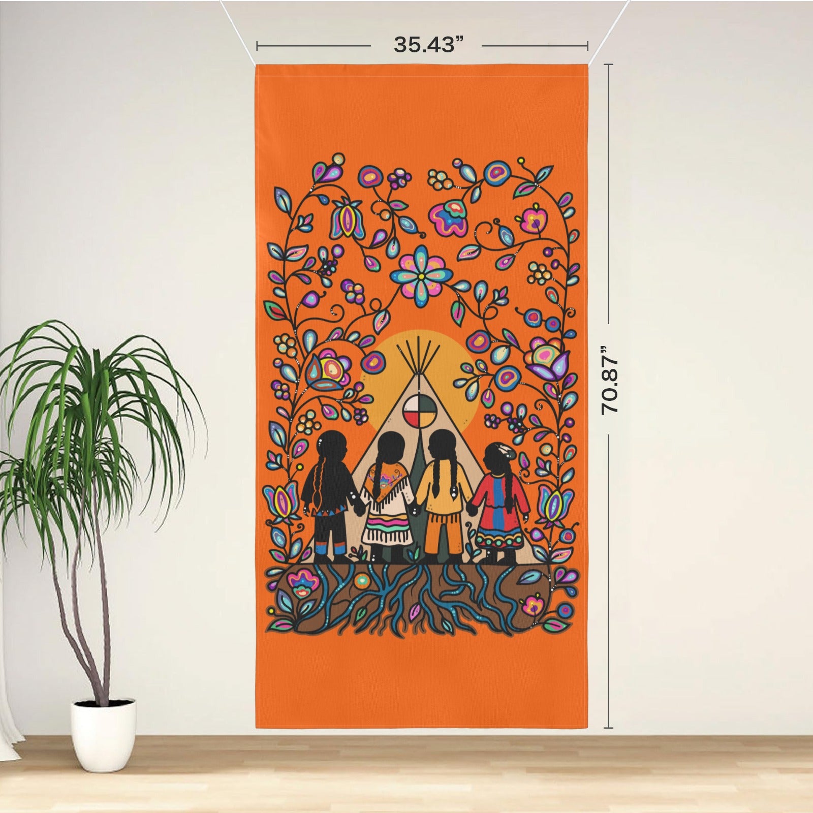 Rooted in Culture Door Banner