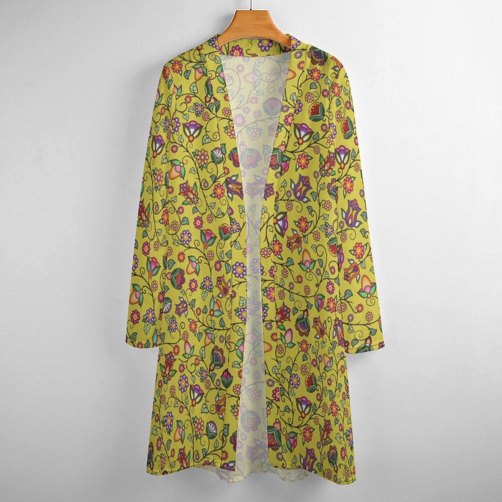 Heartbeat Petals Yellow Cardigan