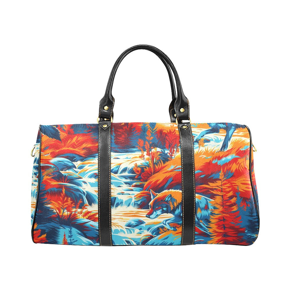 Hunting Wolves Waterproof Travel Bag/Small