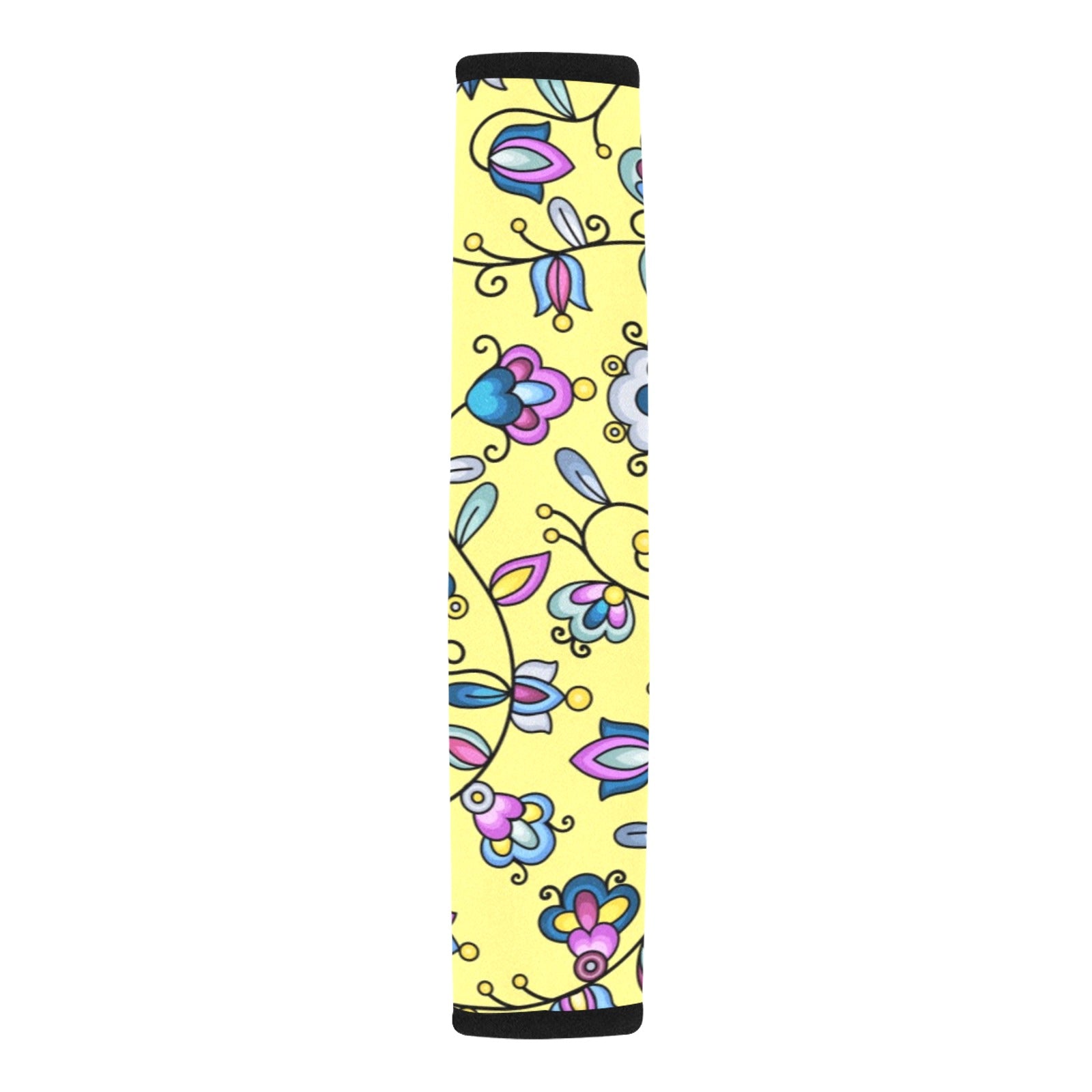 Autumn Bundle Blessing Yellow Car Seat Belt Cover 7''x12.6'' (Pack of 2)