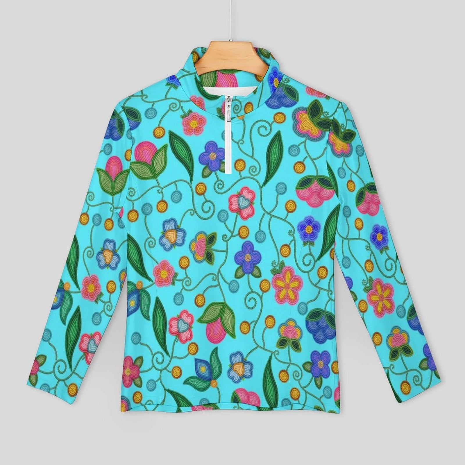 Skyberry Serenade Sky  Long Sleeve Yoga Shirt
