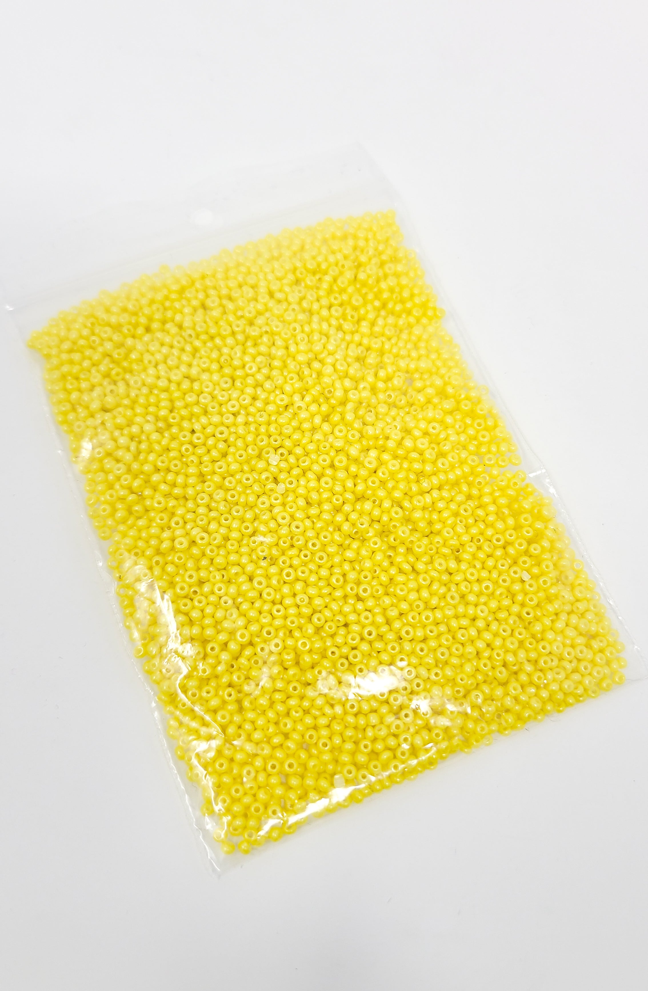 Glass Beads - Canary