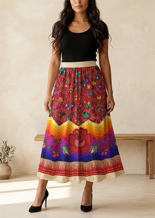 Beaded Offering Cream 3 Skirt