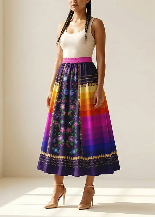 Beaded Offering Purple 2 Skirt