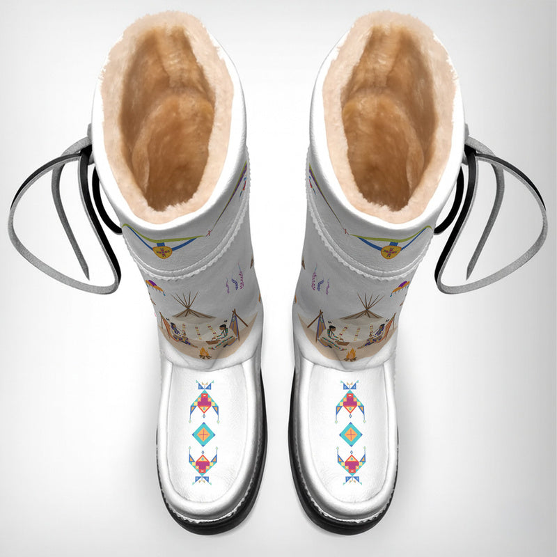 Legacy of the Rainy Chief Real Leather MocLux Tall
