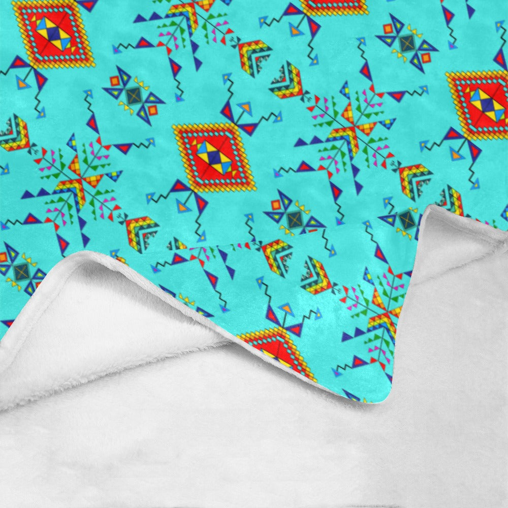 Buffalo Jump Turquoise Ultra-Soft Micro Fleece Blanket 40"x50"