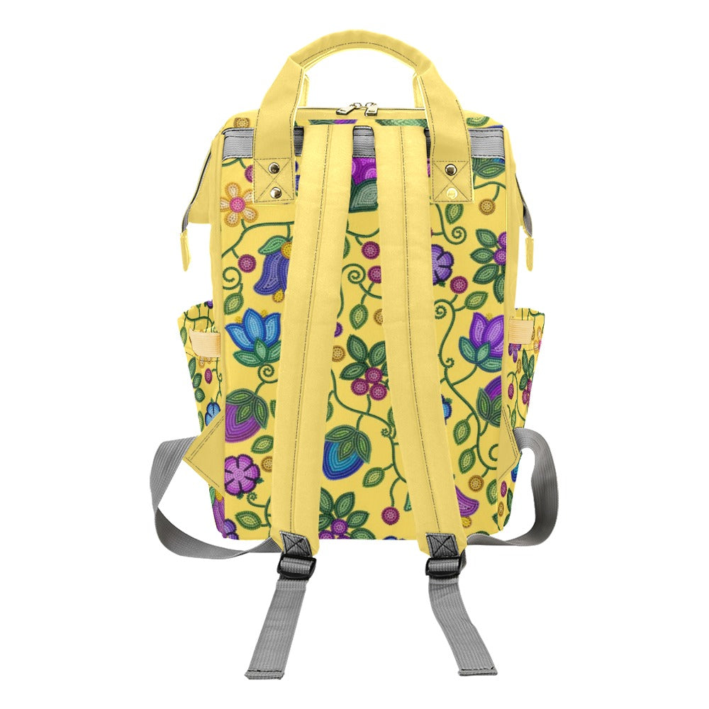 Bloom Uplift Yellow Multi-Function Diaper Backpack/Diaper Bag