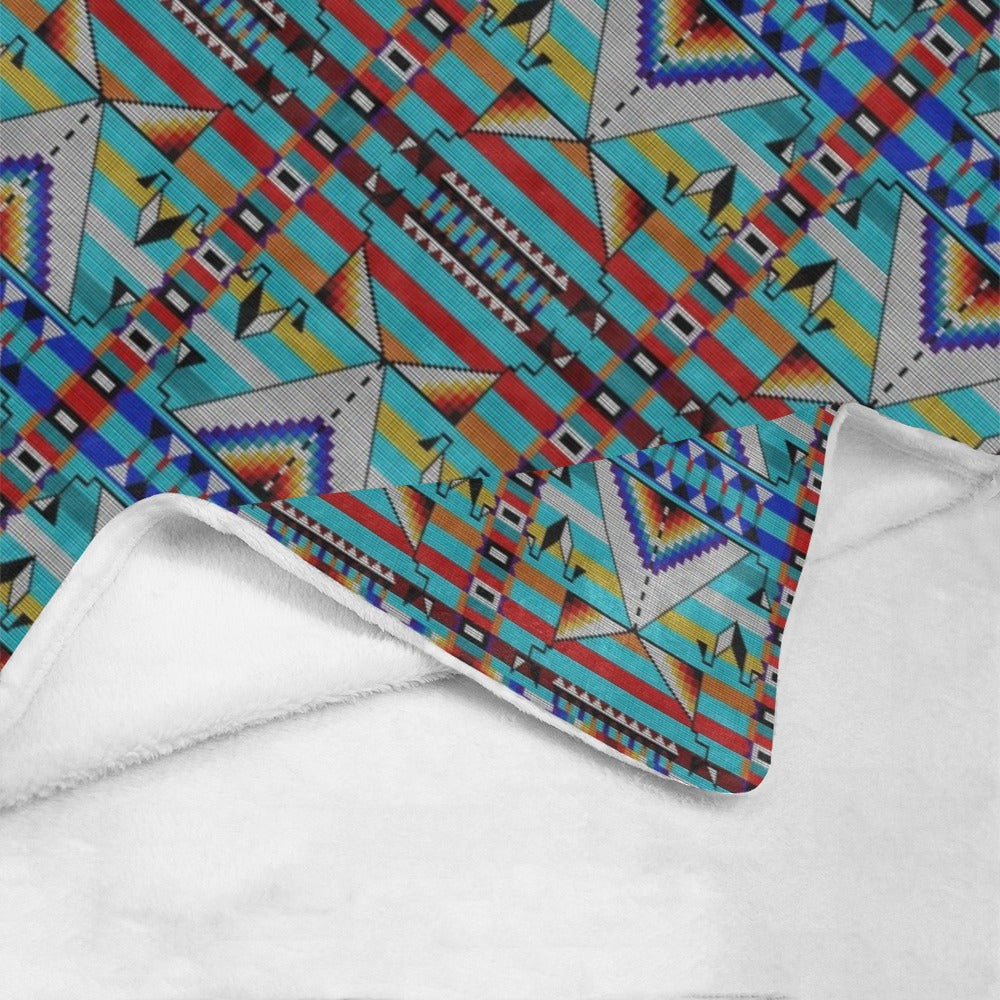 Medicine Blessing Turquoise Ultra-Soft Micro Fleece Blanket 60"x80"