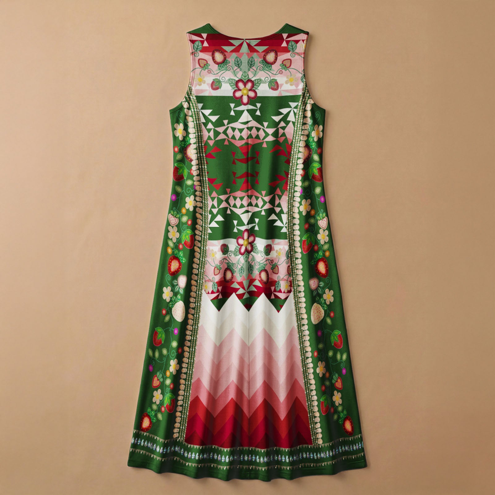 Sacred Strawberry Hunter 1 Women's Sleeveless Long Dress