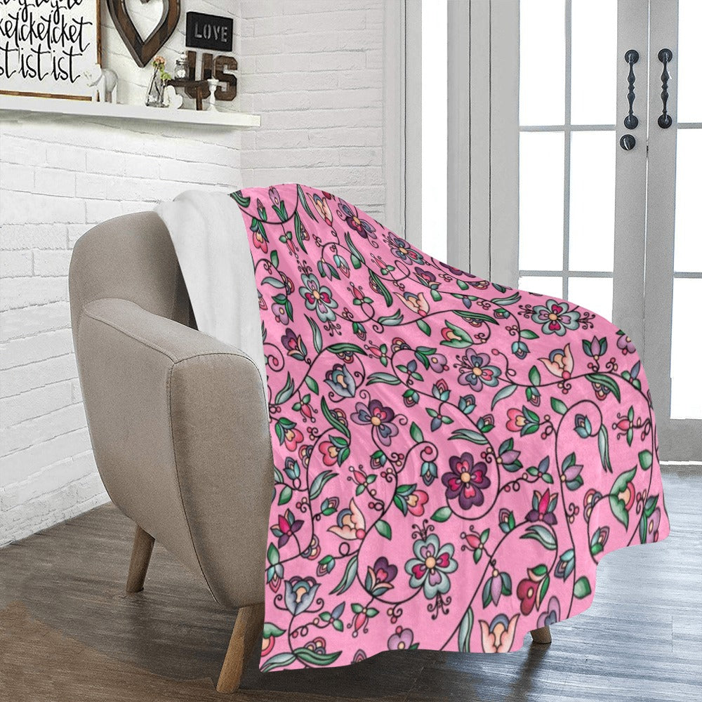 Amber Evening Garland Pink Ultra-Soft Micro Fleece Blanket 50"x60"