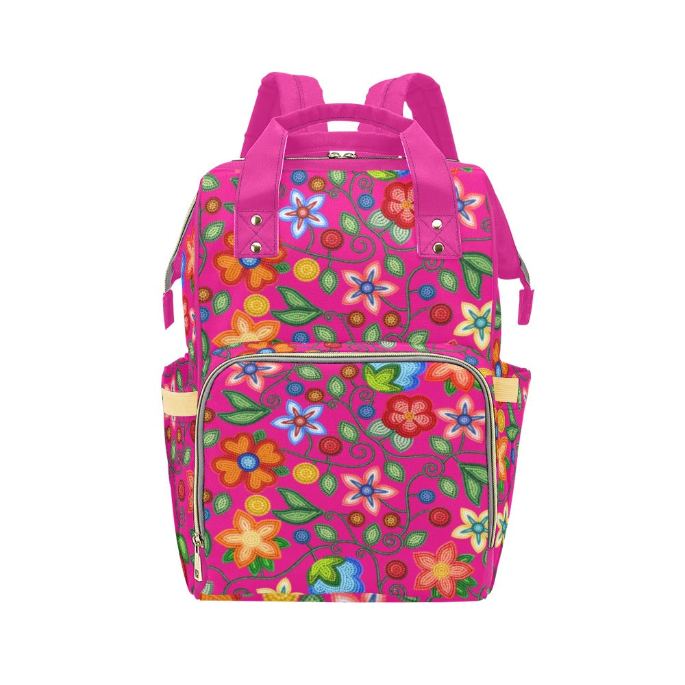 Morning Harmony Pink Multi-Function Diaper Backpack/Diaper Bag