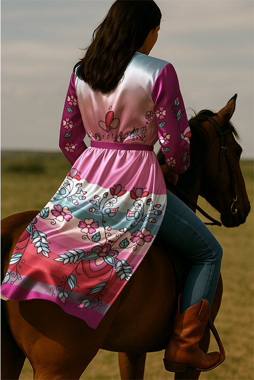 Aurora Blooms Wrap