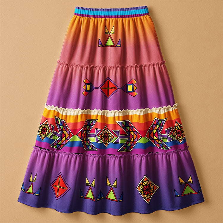 Spirit Arrow Three Tier Skirt