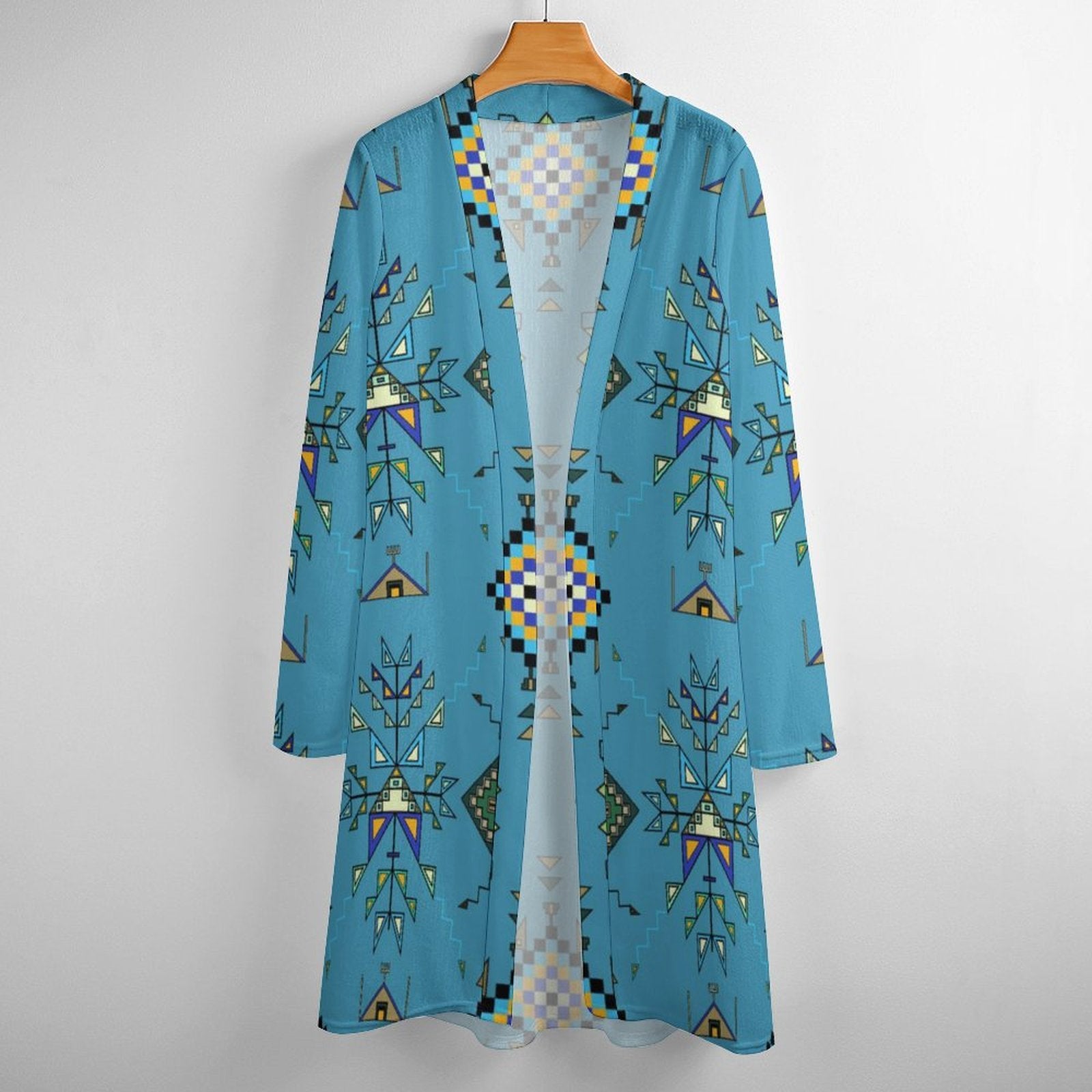 Bear Shield Blue Cardigan