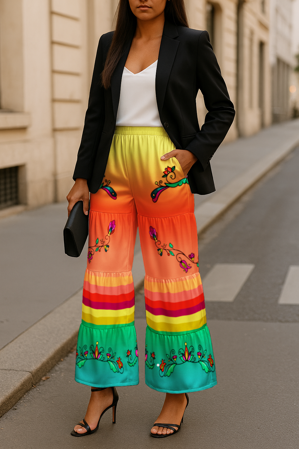 Autumn Kinship Wreath Three Tier Pants