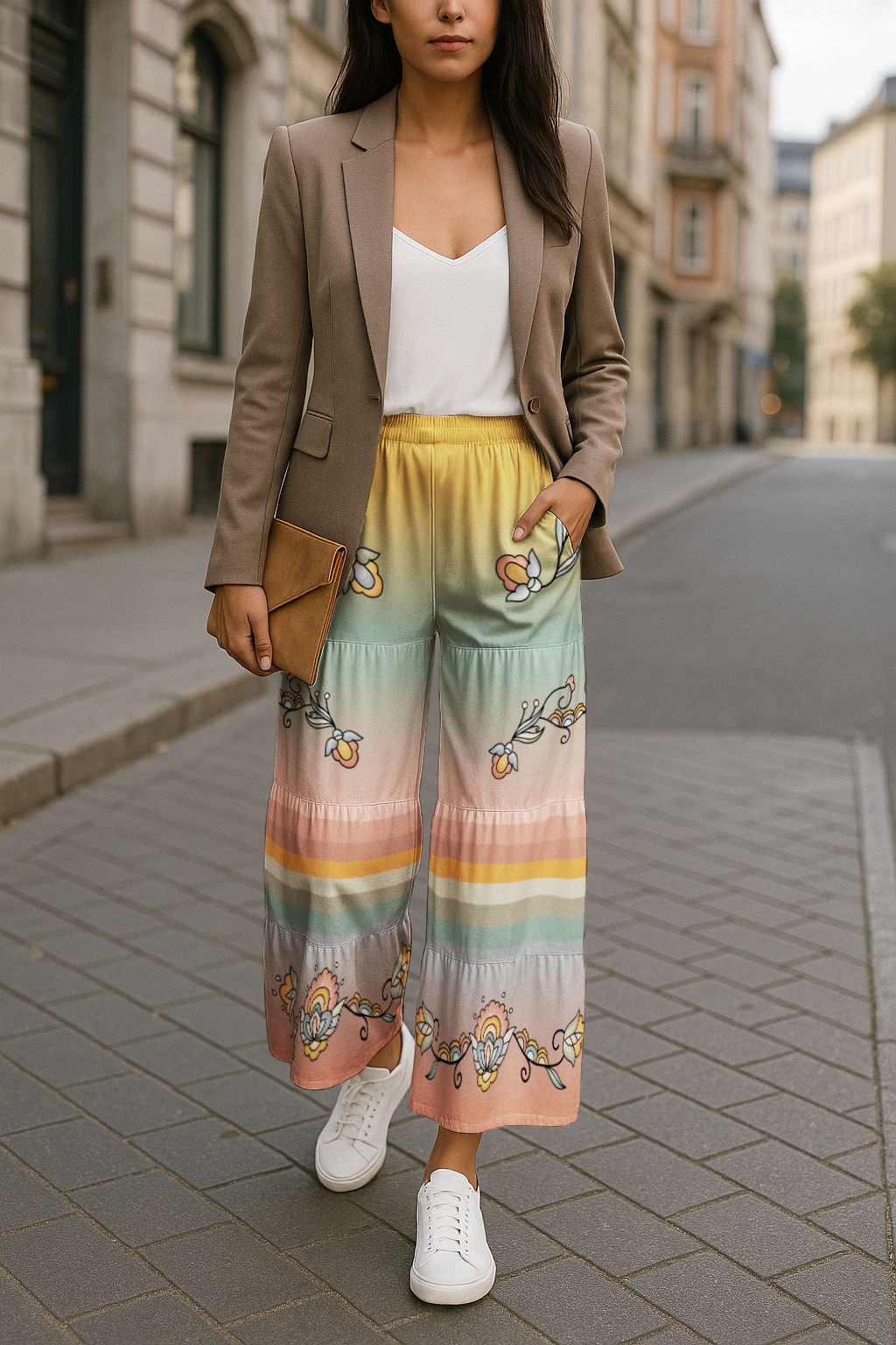 Falling Leaf Rising Bloom Three Tier Pants