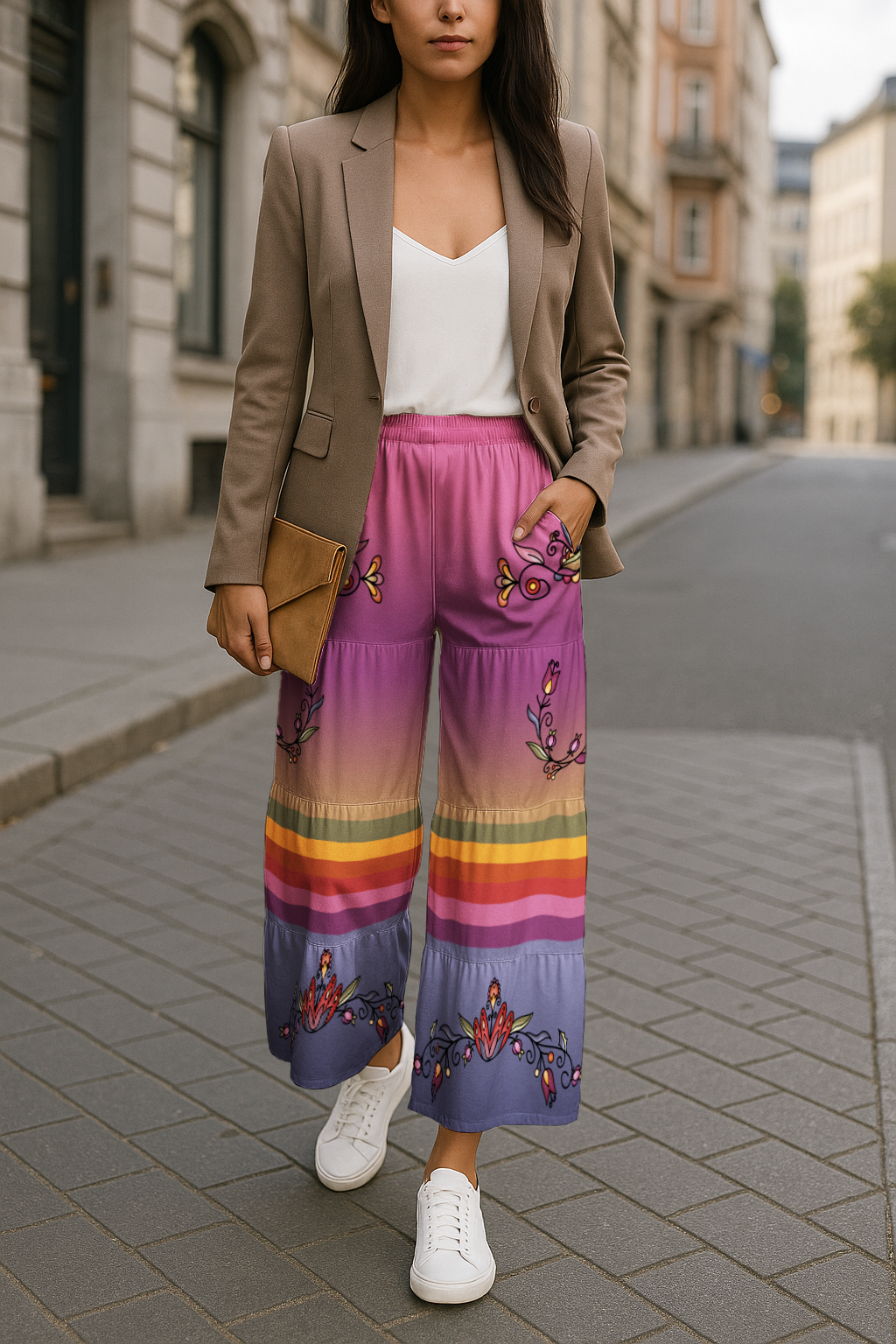 Red Willow Whisper Three Tier Pants