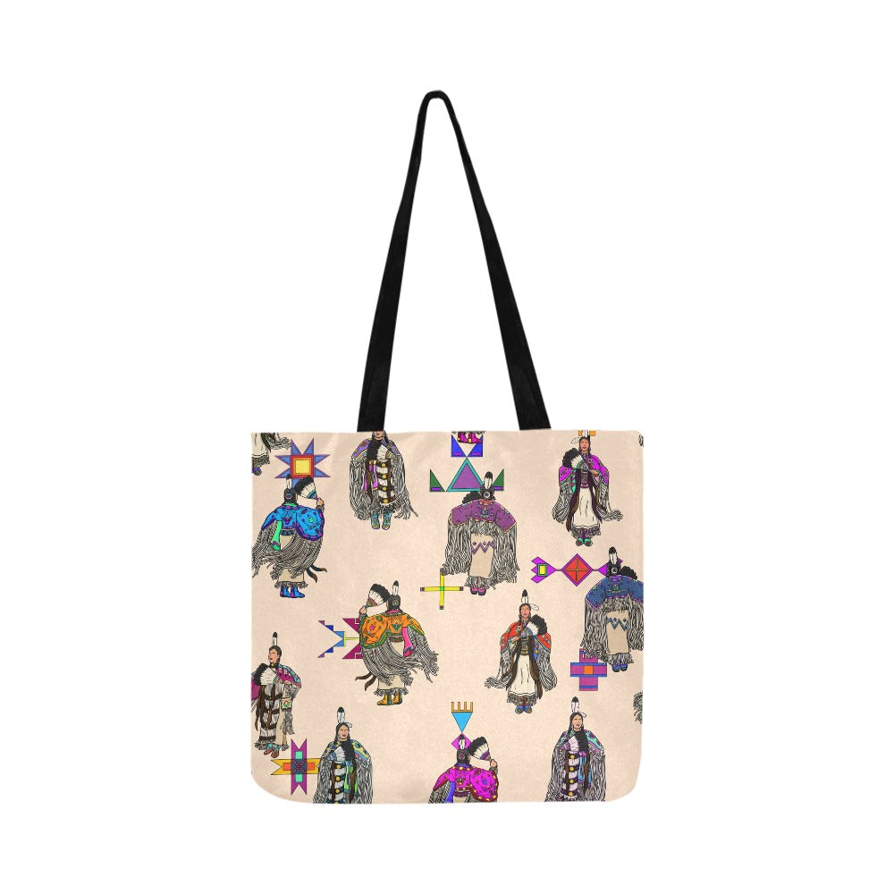 Women's Tradish Dancers  Muslin Reusable Shopping Bag (Two sides)