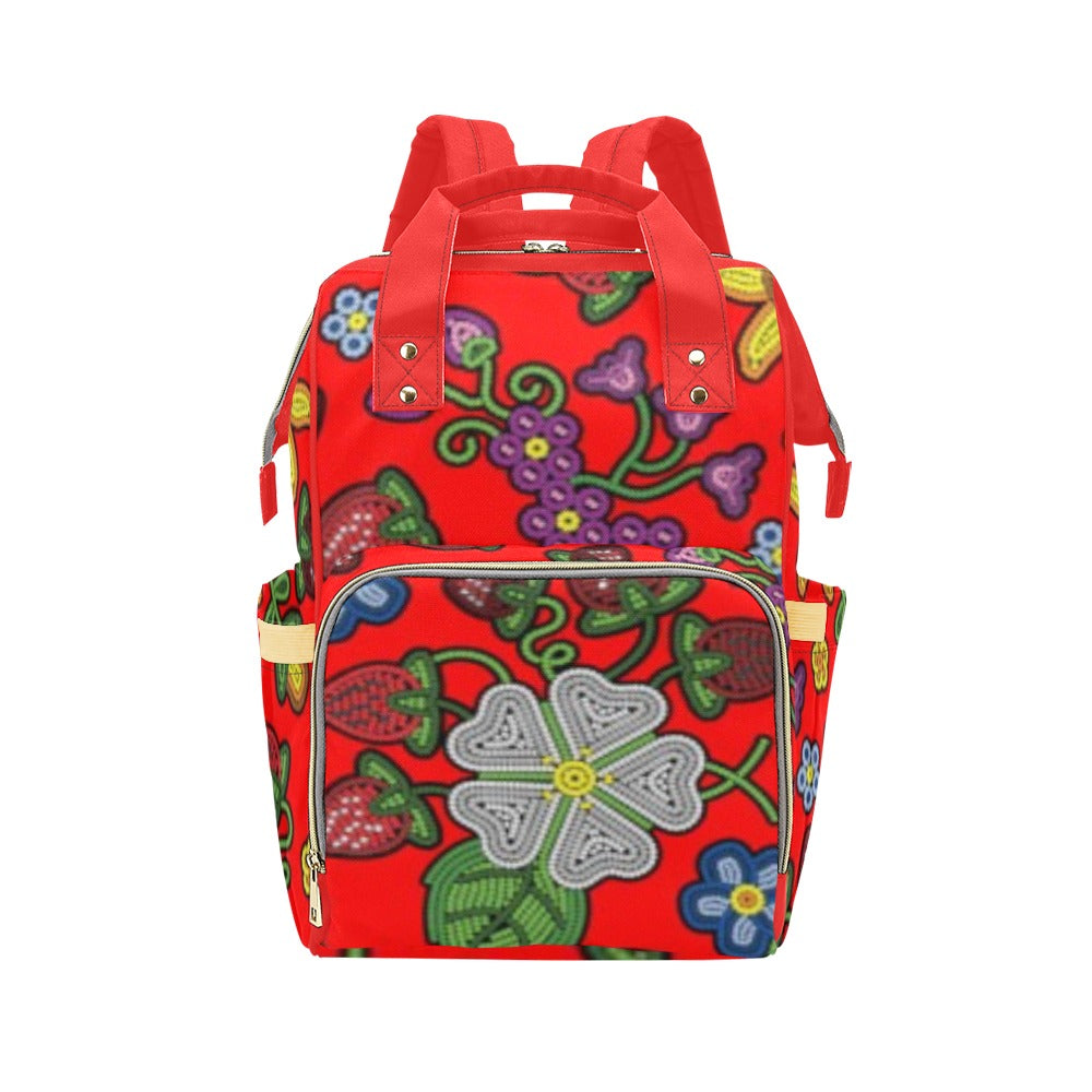 Berry Pop Fire Multi-Function Diaper Backpack/Diaper Bag