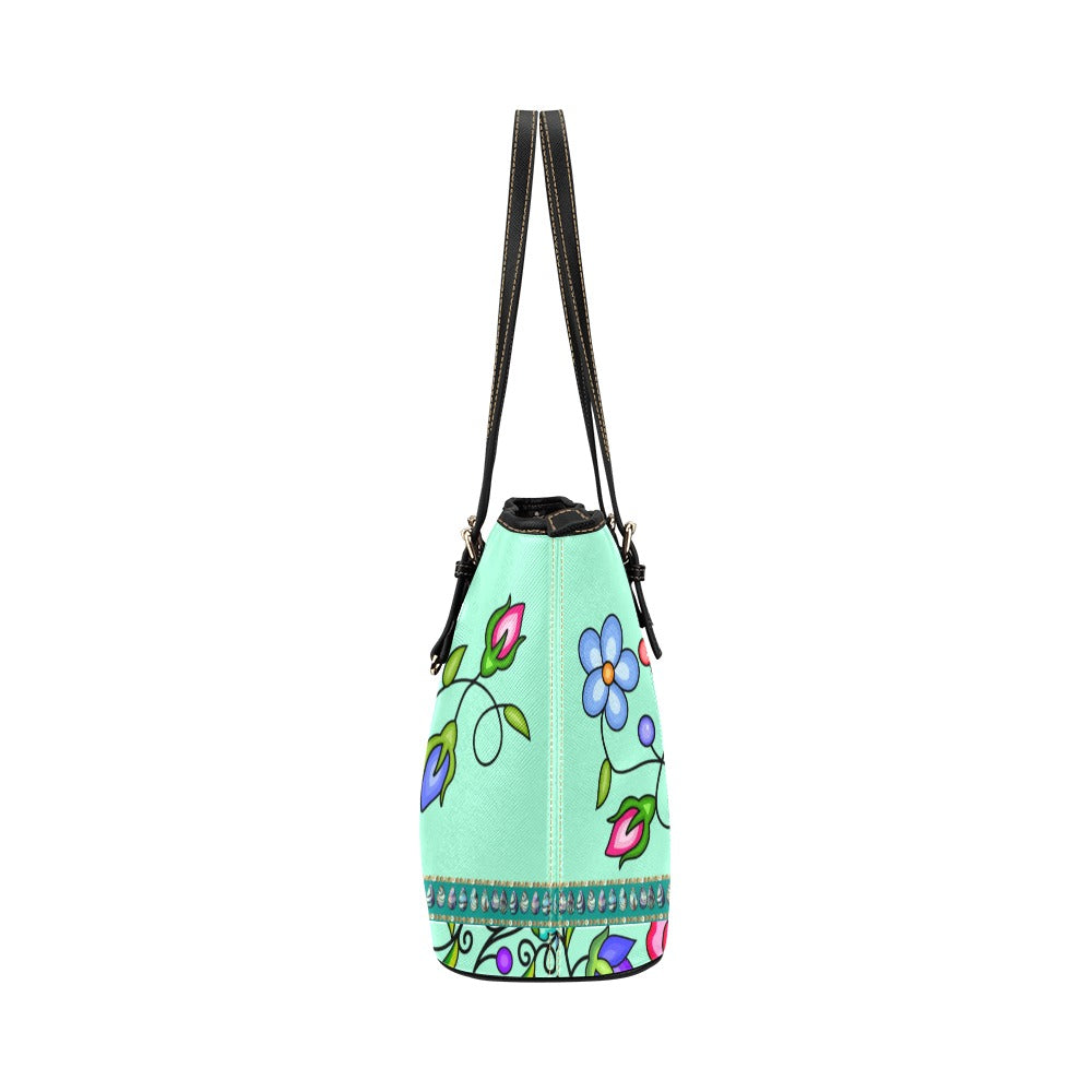 Grandmother Legacy Mint Leather Tote Bag/Large