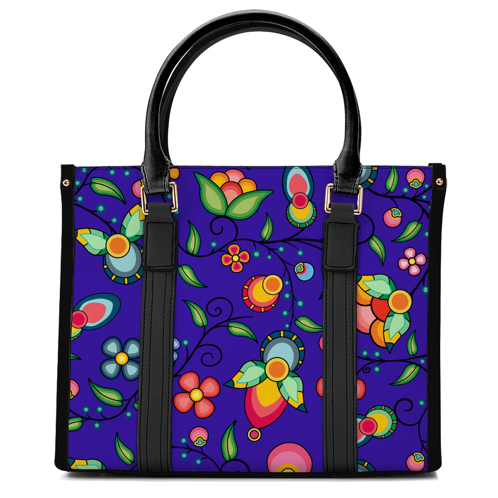 Floral Bounty Blue Hand or Shoulder Bag