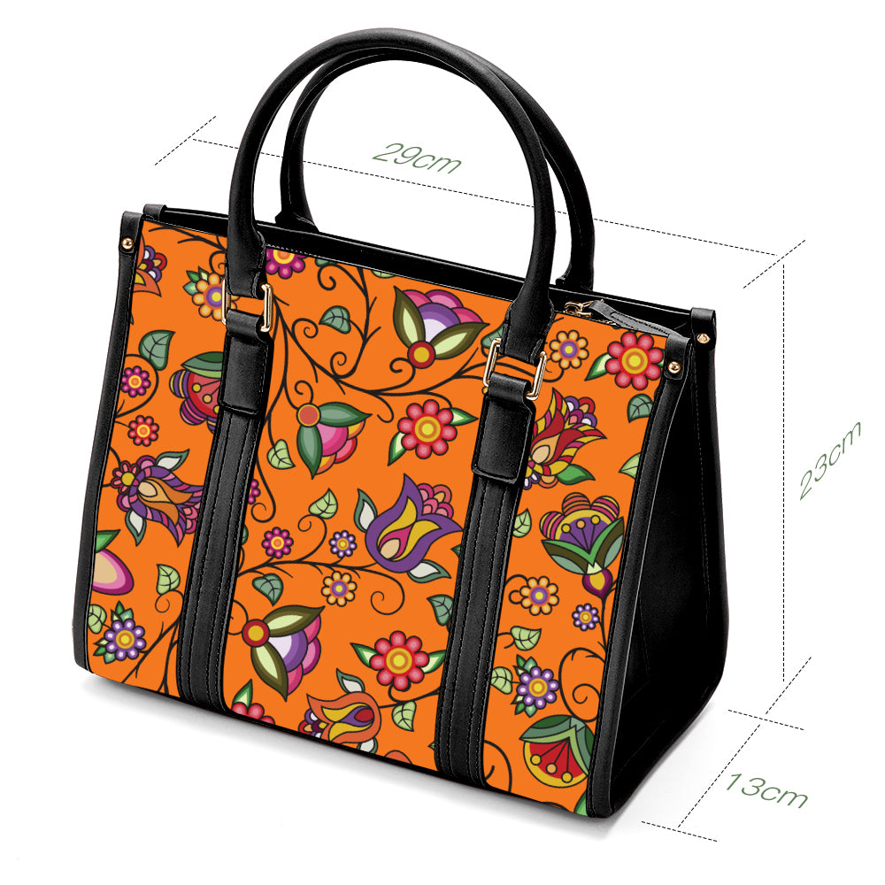 Heartbeat Petals ECM Orange Hand or Shoulder Bag