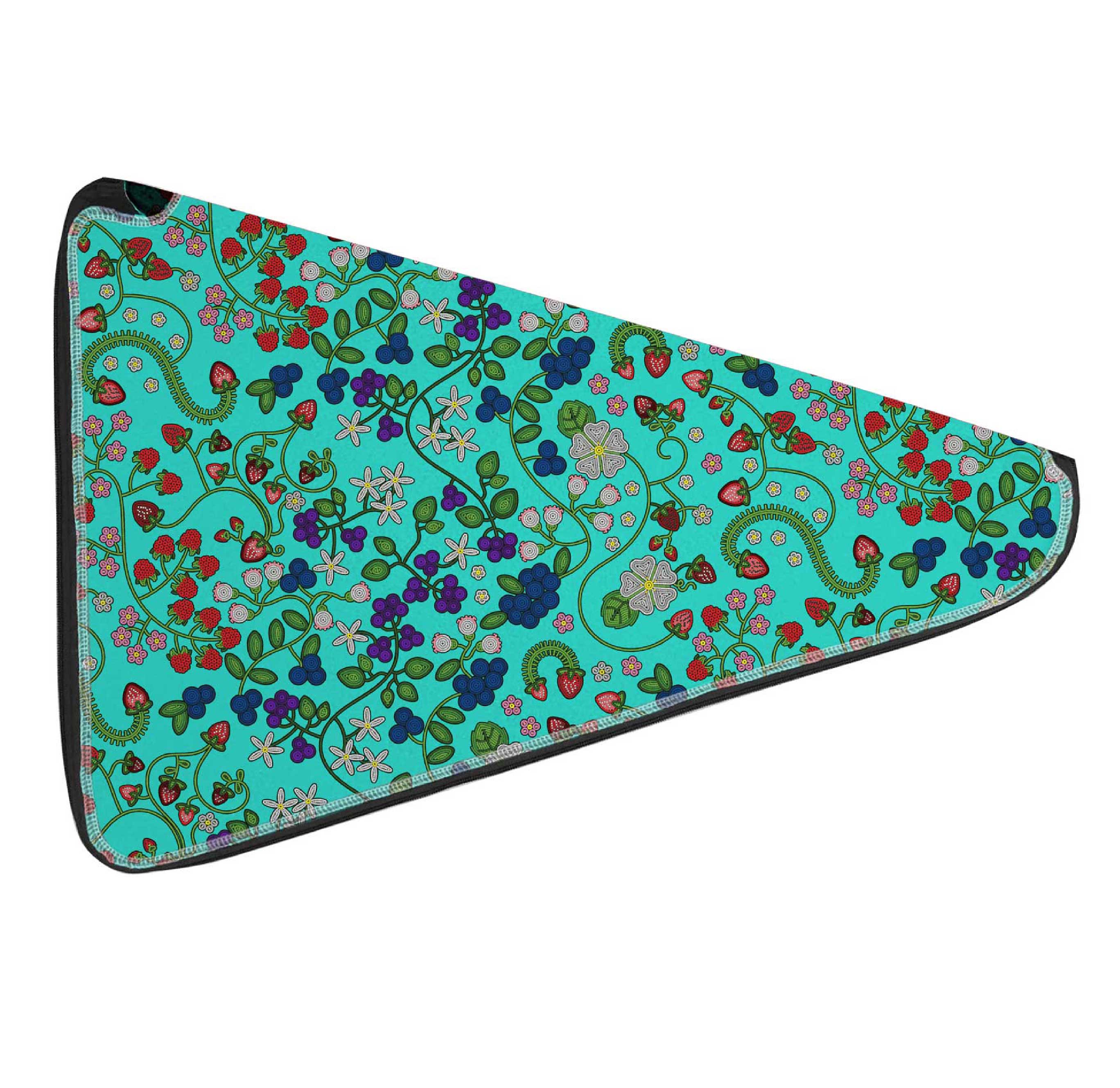 27 Inch Fan Case - Grandmother's Stories Turquoise