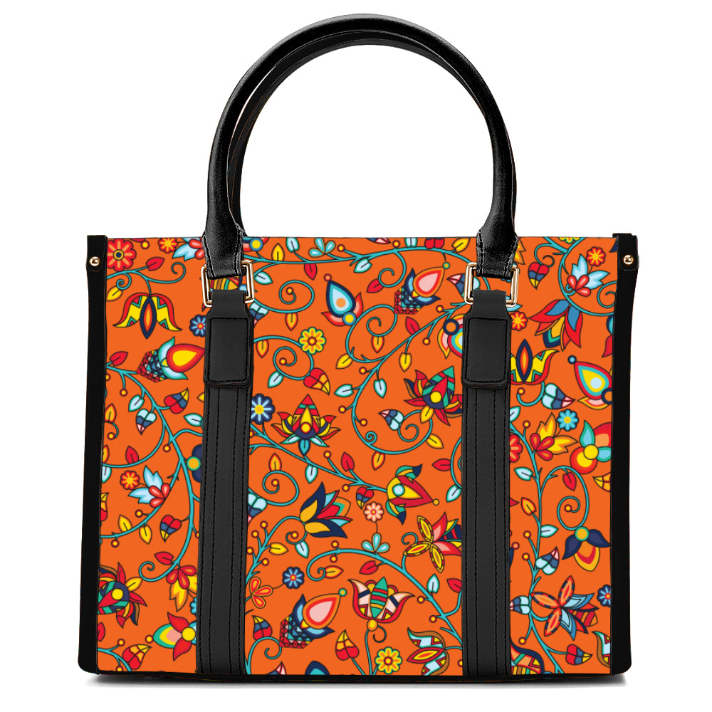 Thorny Path Orange Hand or Shoulder Bag