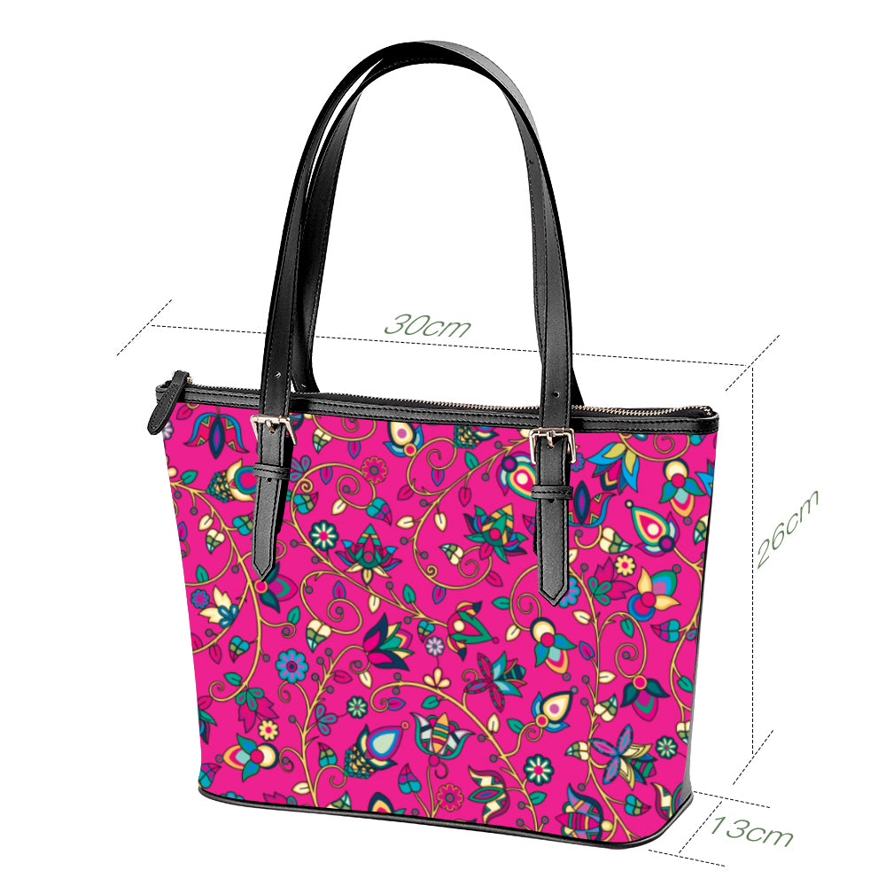 Thorny Path Pink Large Tote Shoulder Bag